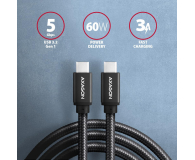 Axagon BUCM3-CM15AB SPEED USB-C 3.2 Gen 1 kabel 1.5 m - 1485421 - zdjęcie 4